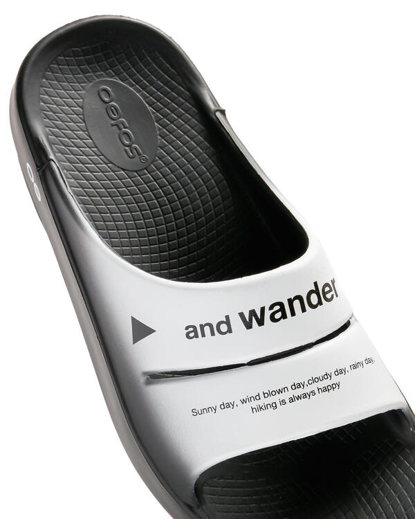 and wander x OOFOS ahh Recovery sandal | 5744978309010